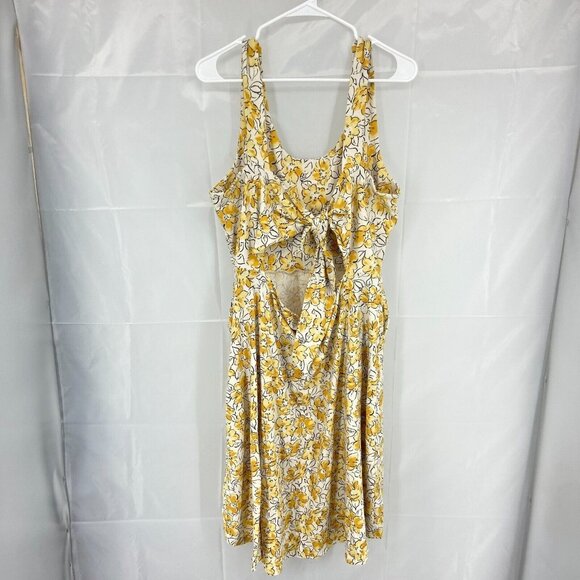 Floral Yellow Sundress - Picture 4 of 10